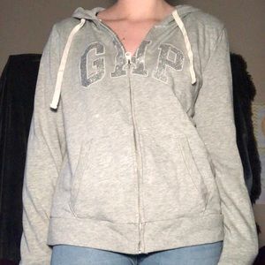 Gap zip up sweatshirt